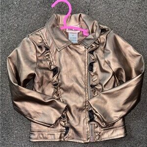 Little Lass Shiny Bronze Kids Blazer
